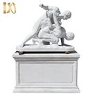 Roman Male Wrestling Marble Sculpture Reproduction FMP-119