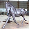 Outdoor decor life size antique bronze abstract horse sculpture for sale