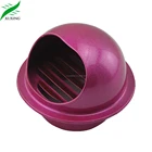 Exhaust Cap Vent Pipe Wall Kitchen SUS304/201 Wall Round Vent Stainless Steel Exhaust And Pipe Air Vent Cap