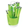 light green colored hanging cutlery rack for spoons forks knives