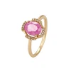 15331 xuping jewellery shop interior decoration magnetic rose 18k gold plated finger ring accessories for women jewelry
