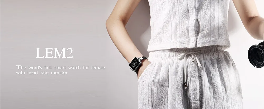 2016 LEM2 Fashion gemstone watch women watches Smart Watch Bluetooth Smartwatch for xiaomi Apple iphone Smartphone