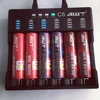AWT C6 2A with 6 slots e cig charger for 18650 battery/xxxx 18/vape rda/21700 20700 li ion rechargeable batteries