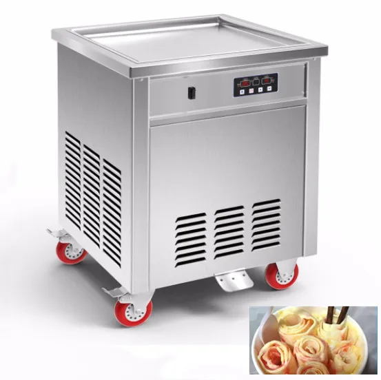 Mobile Fried Ice Cream Machine Rolling Rolls stir fry ice cream roll machine