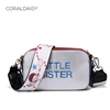 2018 Popular PU Leather shoulder messenger bags for ladies camera bag colorful crossbody square bag