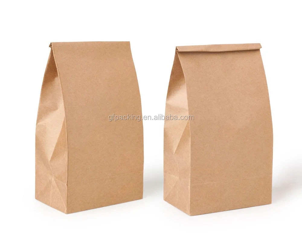 Custom Printed Recycle Food Brown Kraft