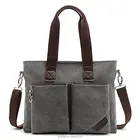 Unisex Top Quality Canvas Tote Bag Handle Satchel Vintage Canvas Handbags