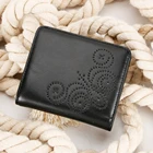 MINANDIO top selling rfid blocking credit card holder cowhide leather wallet custom print logo money clip with zipper