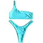 Cikini 2019 Sexy Fashion Women Swimsuit Two Piece bikini One Shoulder Swimwear