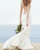 Low back with silk skirt Isobel Gown Beach wedding dress Bohemian dress Boho wedding dress