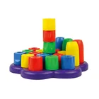 Toy for Kids Learning Resources plastic Color Intelligence Building Blocks with Non-Toxic Paints