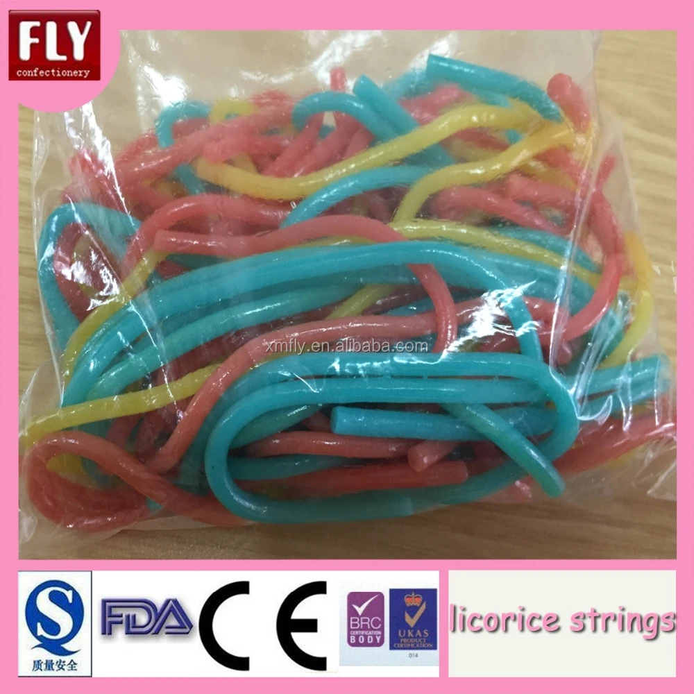 jungle strings fruit laces licorice candy