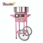 Industrial Fairy Pink Candy Sugar Maker With CE / Vending Commercial Cotton Candy Floss Maker Cart Machine for Sale