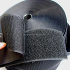 100% nylon 110 mm width black self adhesive hook and loop magic fastener