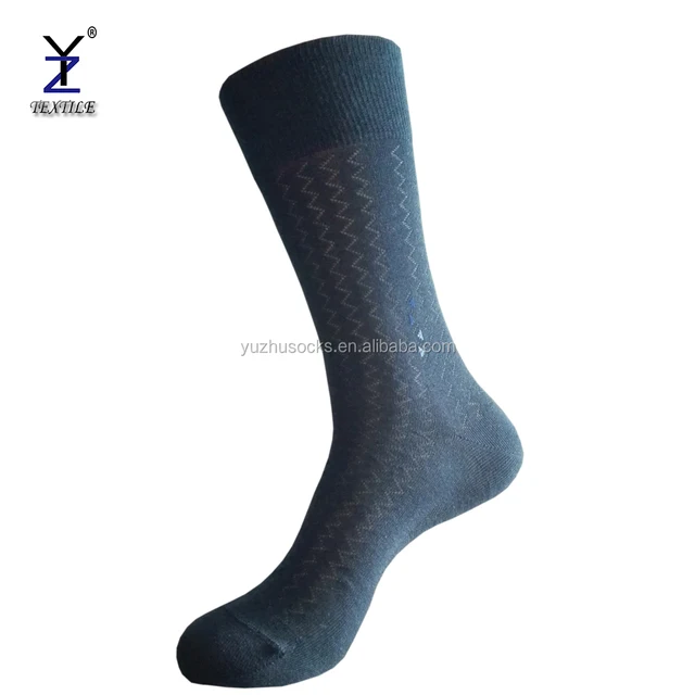 fashion big men nylon mid-calf sheer socks