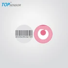 RF EAS 8.2Mhz Round Antitheft Soft Labels Grocery Store Security Hard Tag