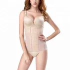 6294 Plus Size 6 Row Hooks Waist Trainer Corset Tank Top Cincher Body Shaper Slimming Vest For Women