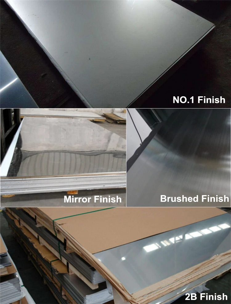 ASTM A240 316L stainless steel sheet price decorative 2D 2B BA mirror finish stainless steel plate