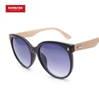 Traveling UV400 Bamboo Custom Logo Sunglasses Wooden Glasses