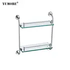 Factory bathroom accessories modern cabinet corner metal clamp clip panel brass chrome glass shelf supports