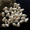 Loose Teardrop shape ABS pearl beads