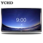 wall mounted display hd led glass and digital multiple interfaces smart TV for 70 inch