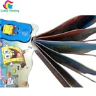 cheap custom shaped grey cardboard children book printing