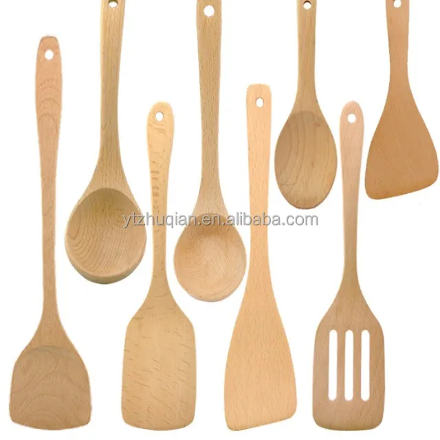 Wholesale Low Price Custom Handle Bamboo Utensils Set
