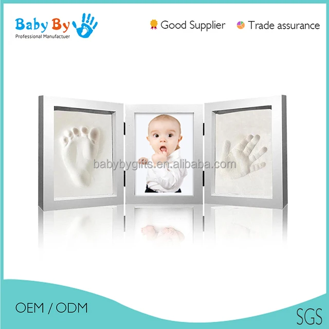1 month baby gift wooden photo frame / funny baby photo frame