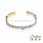 Handmade 925 Sterling Silver Cuff Bracelet Jewelry with Peridot
