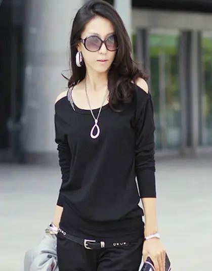 Latest T Shirts Fashion Woman Long Sleeve Casual Blouse Korean Ladies Tops Latest T Shirts Fashion Woman Long Sleeve Casual Blouse Korean Ladies Tops