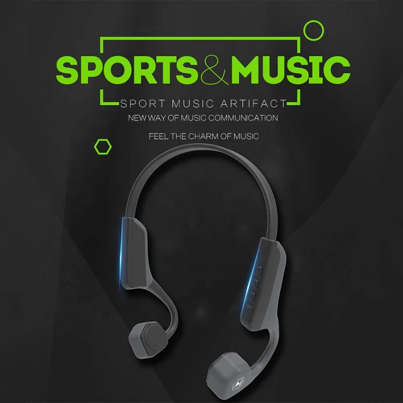 Best Bone Conduction Headphones Sports Wireless Bluetooth Earphone With Mic - ANKUX.COM