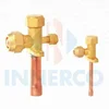 High pressure brass copper air conditioner service valve