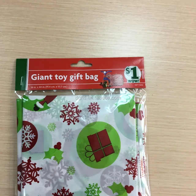 christmas gift custom small birthday sack packing bag christmas