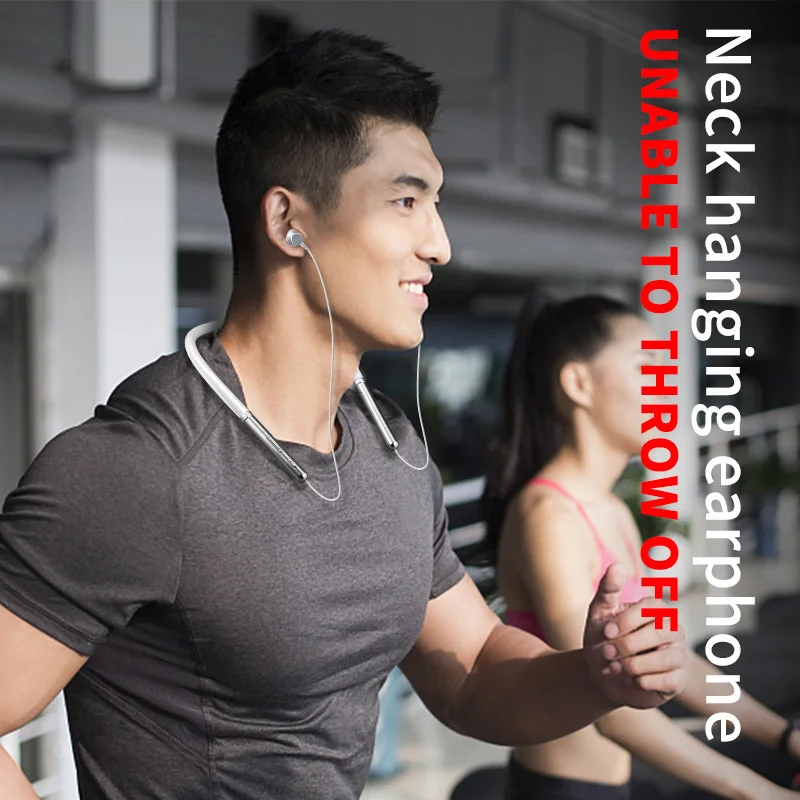 5.0 EDR Wireless Cell Phone Headset Best Necklace Halter Wireless Earphone Earbuds - ANKUX.COM