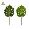 Vivid Customized Artificial Leaves 62cm Indoor Garden Decorative/Ornamental Artificial Monsteras Leaves for Sale