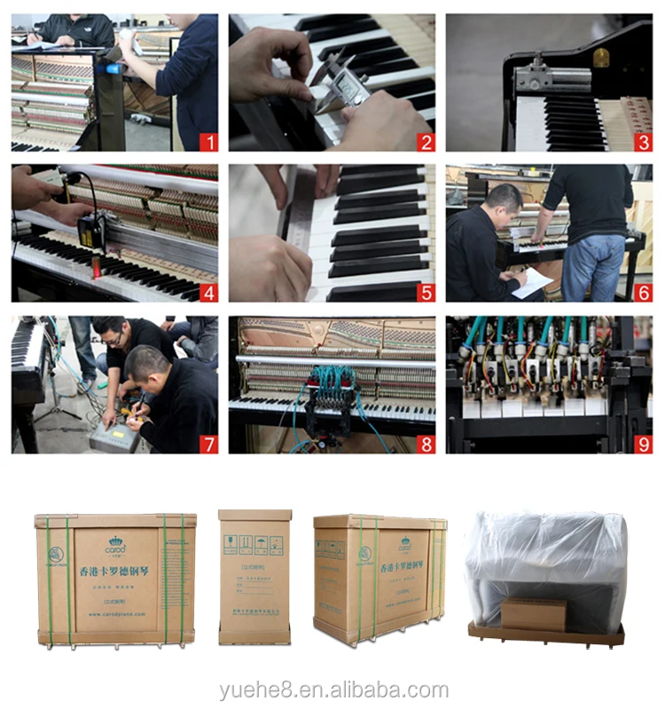 Carodピアノ熱い販売白いアップライトピアノ仕入れ・メーカー・工場