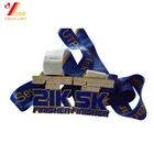 Souvenir Wholesale Profession Custom Carnival Souvenir Letter Shaped 3D Gold Medal Zinc Alloy Metal Chain