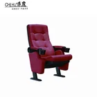 Modern style high-class durable fabric folding movie theater seating