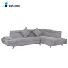 Comfortable new design garden furniture customization corner sofa grey