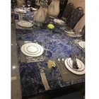 kitchen granite stone sodalite blue marble table top