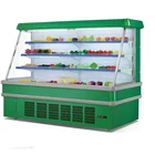Commercial display refrigerator showcase drink chiller fridge fruit display refrigeration equipment
