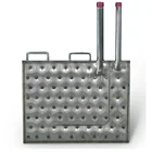 Heat Exchanger Plate for Powder Fluid Heat Exchanger