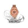 2019 AliExpress New Hot Sell Model Popular Lady Woman Fashion Mesh Belt Wristwatches Rose Gold Quartz High Quality Rotate Watch