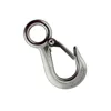 Heavy Duty Stainless Steel Large Eye Safety Latched Crane Hook