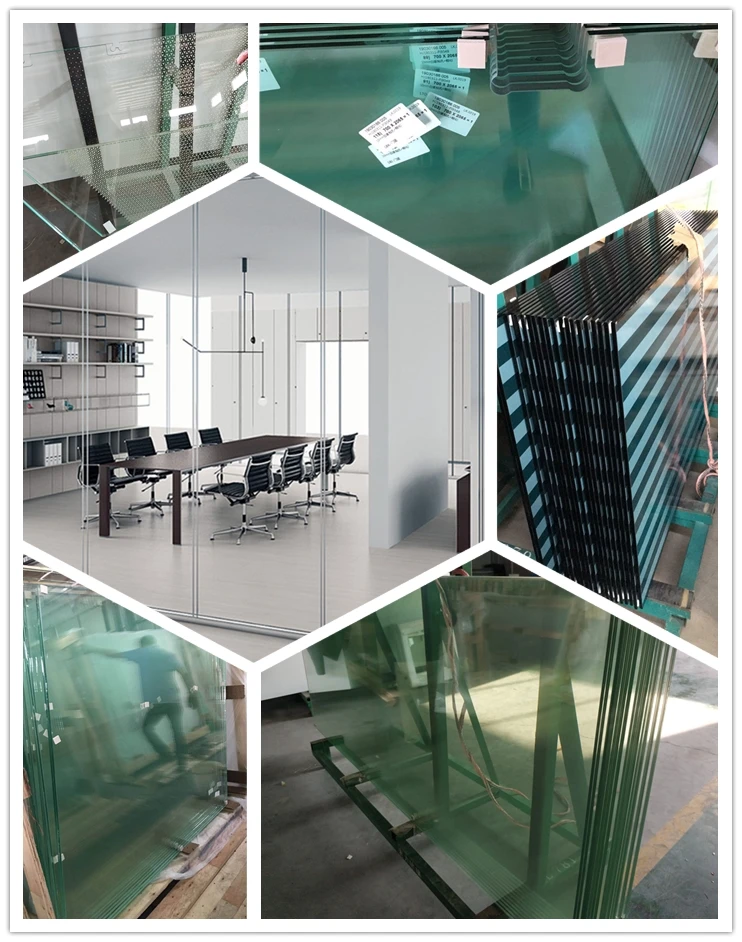 High quality aluminum alloy frame office room partition glass wall
