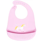 6 Designs BPA Free Bandana Drool Silicone Baby Bibs Wholesale