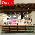 Oem Commercial Shop Fitting Metal Retail Store Furniture Cabinet Display Optical Showcase