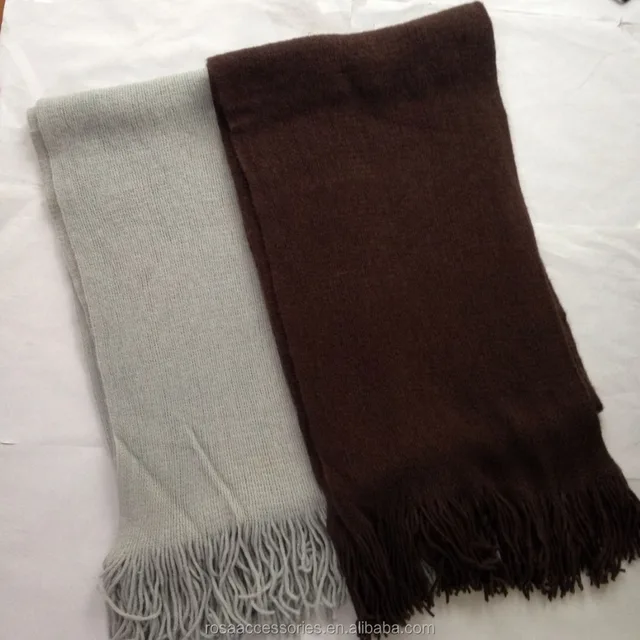 2018 wholesales fashion unisex winter warm grey or brown scarfs