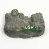 USA custom cheap tourist souvenir 3d wholesale resin fridge magnet for promotion